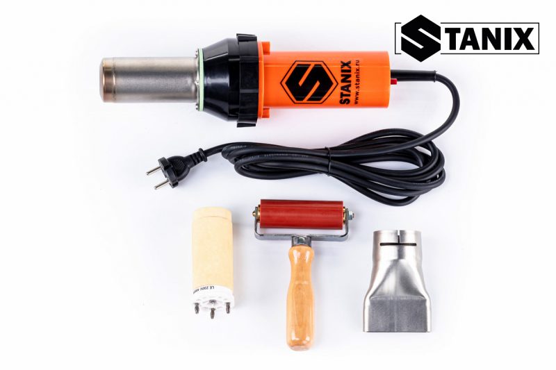 Сварочный фен STANIX 3400 комплект для сварки внахлёст